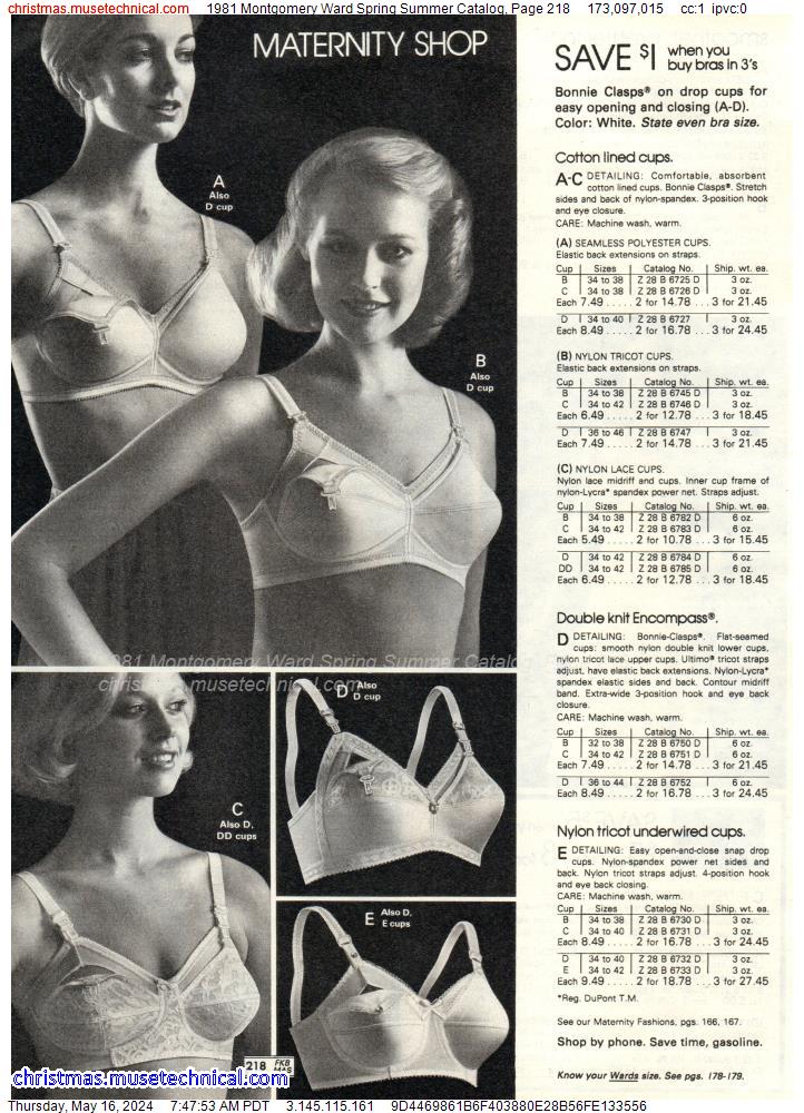 1981 Montgomery Ward Spring Summer Catalog, Page 218