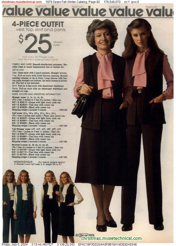 1979 Sears Fall Winter Catalog, Page 82