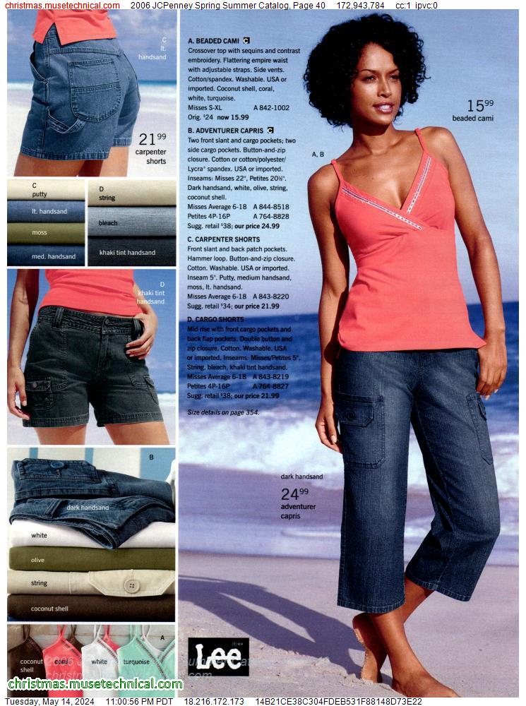 2006 JCPenney Spring Summer Catalog, Page 40