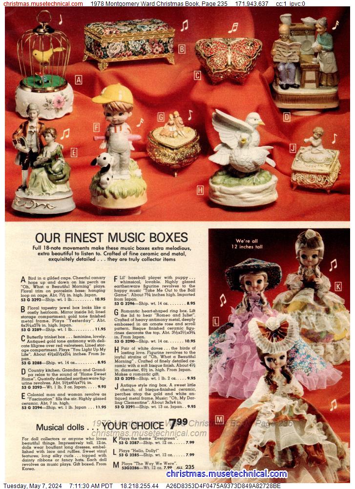 1978 Montgomery Ward Christmas Book, Page 235
