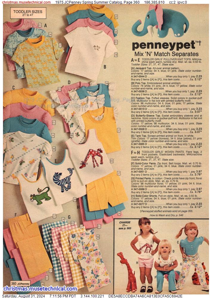 1975 JCPenney Spring Summer Catalog, Page 360