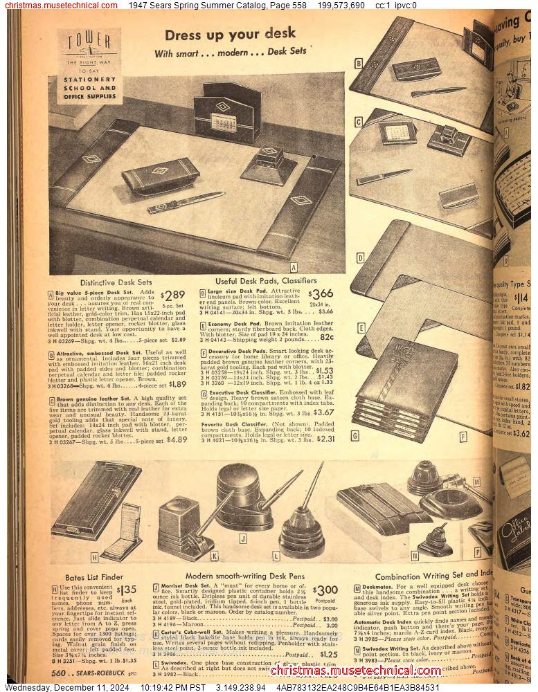 1947 Sears Spring Summer Catalog, Page 558