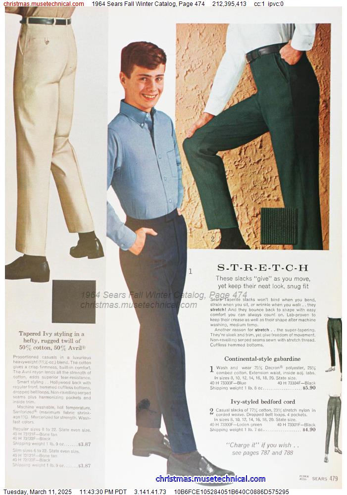 1964 Sears Fall Winter Catalog, Page 474