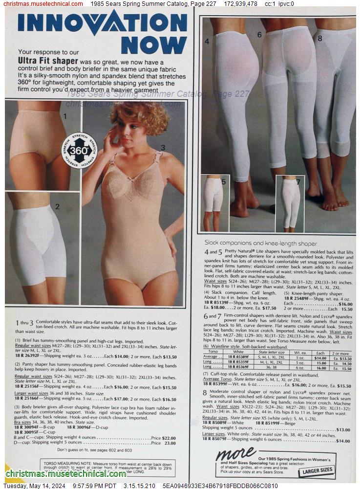 1985 Sears Spring Summer Catalog, Page 227