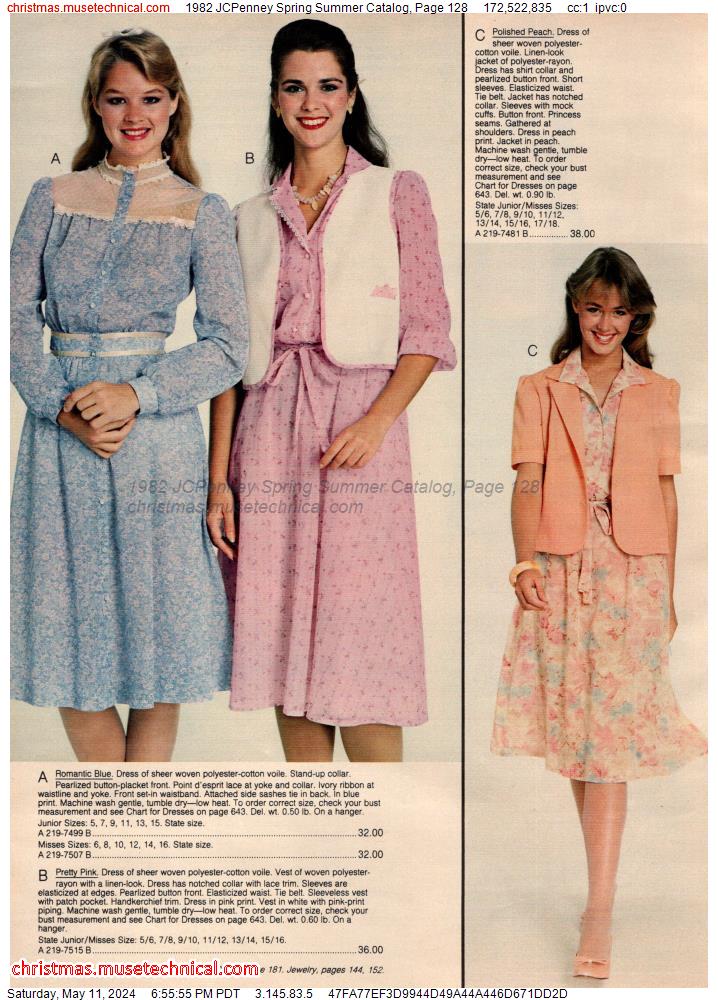 1982 JCPenney Spring Summer Catalog, Page 128