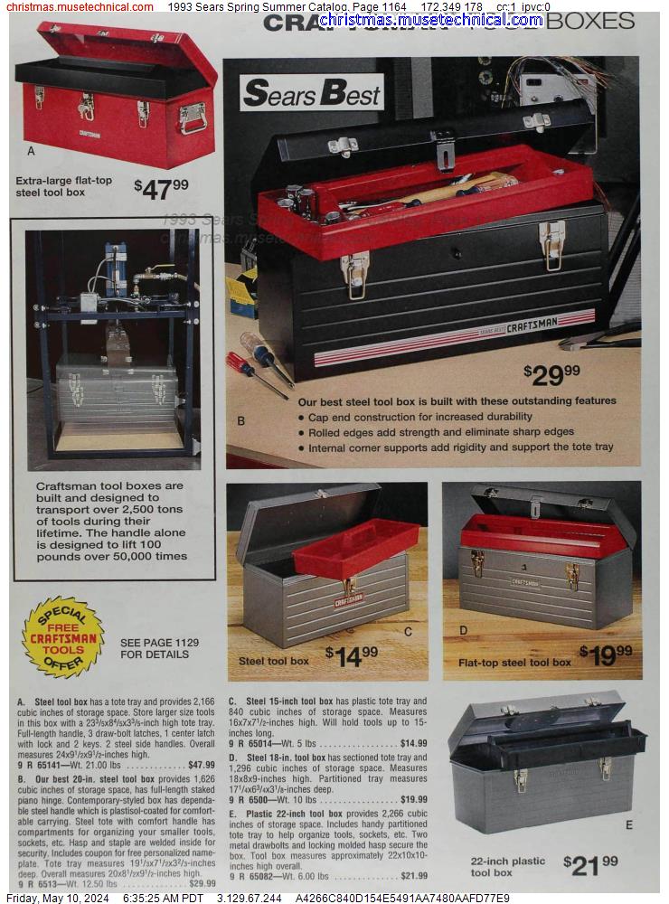 1993 Sears Spring Summer Catalog, Page 1164