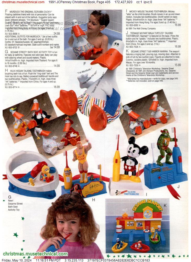 1991 JCPenney Christmas Book, Page 405