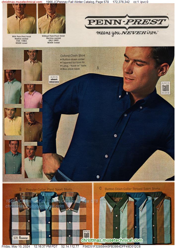 1966 JCPenney Fall Winter Catalog, Page 578