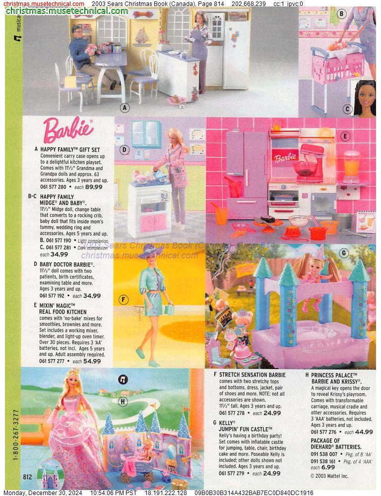 2003 Sears Christmas Book (Canada), Page 814