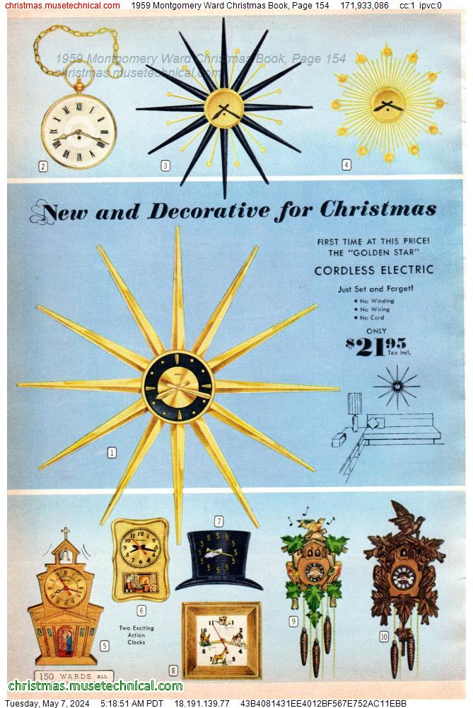 1959 Montgomery Ward Christmas Book, Page 154