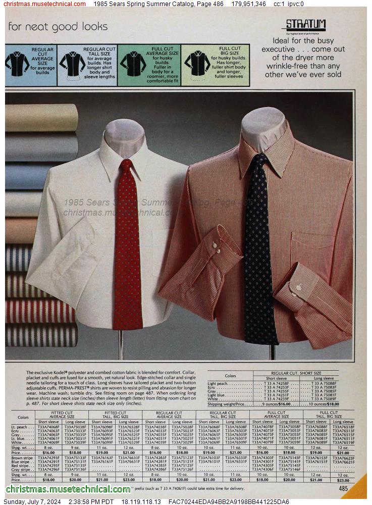 1985 Sears Spring Summer Catalog, Page 486