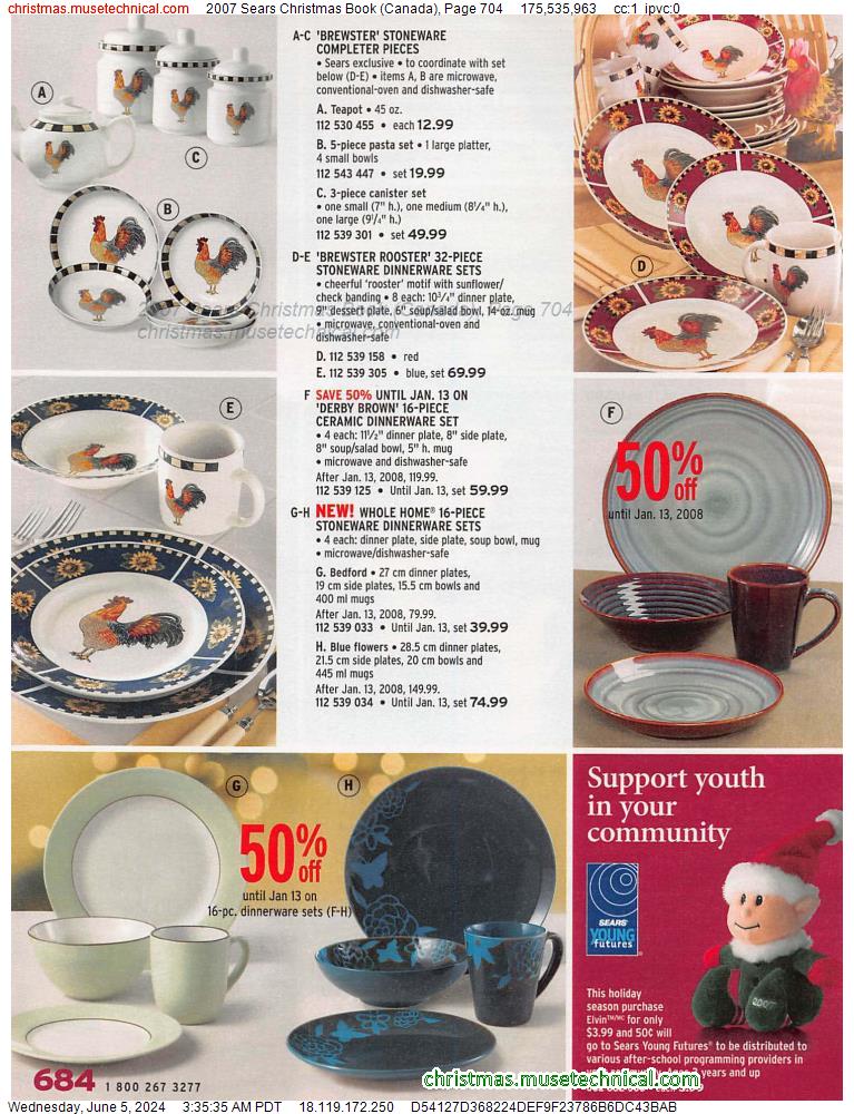2007 Sears Christmas Book (Canada), Page 704
