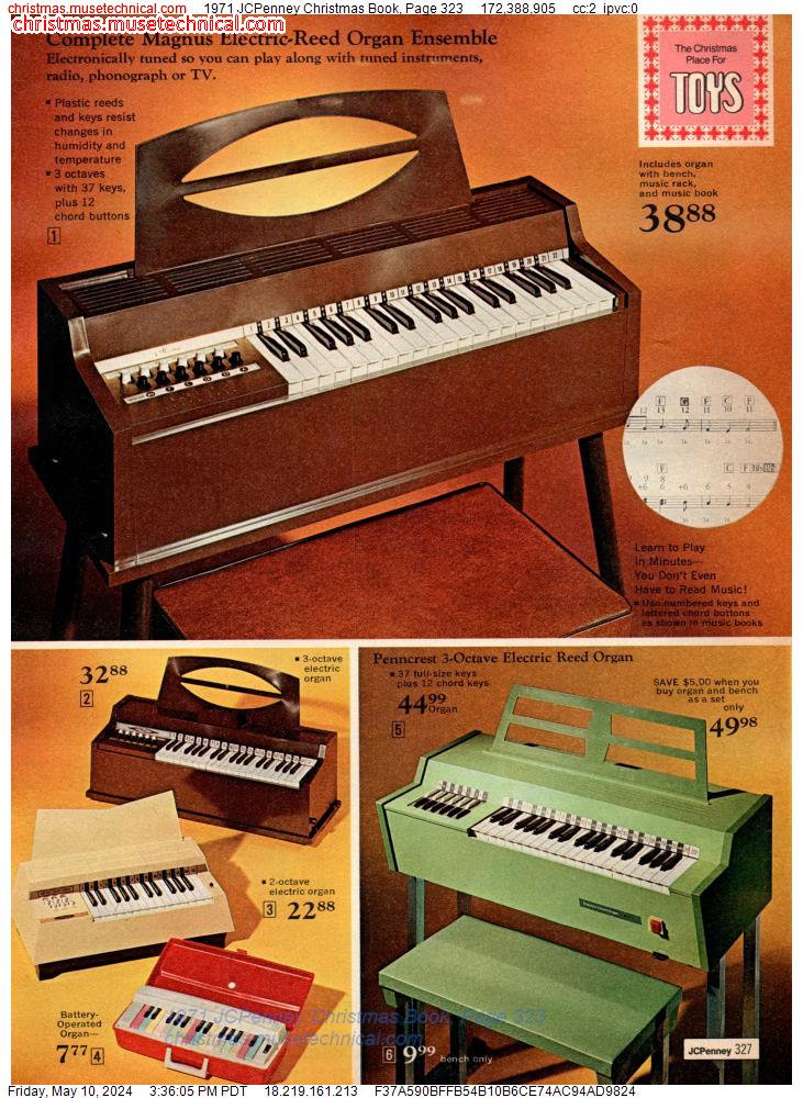 1971 JCPenney Christmas Book, Page 323