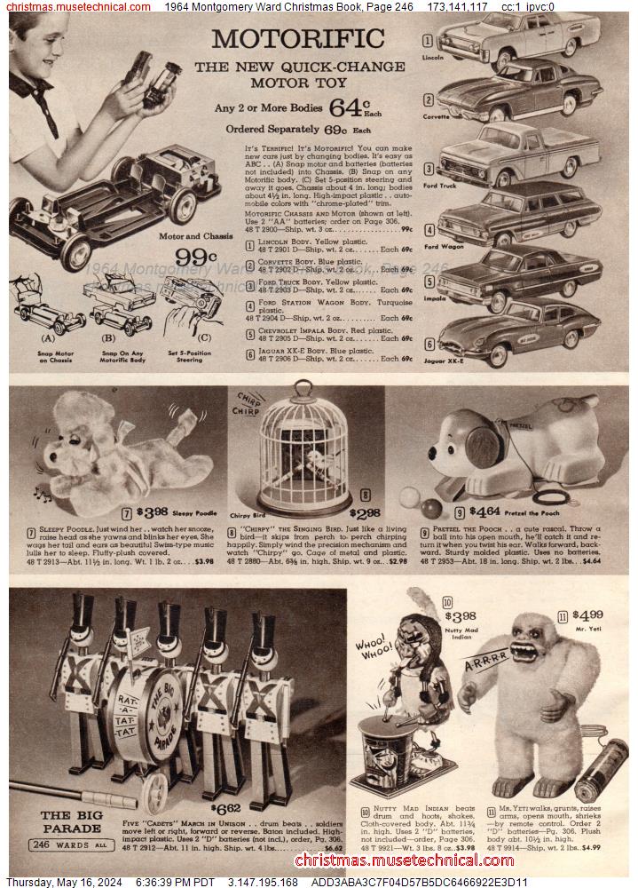 1964 Montgomery Ward Christmas Book, Page 246