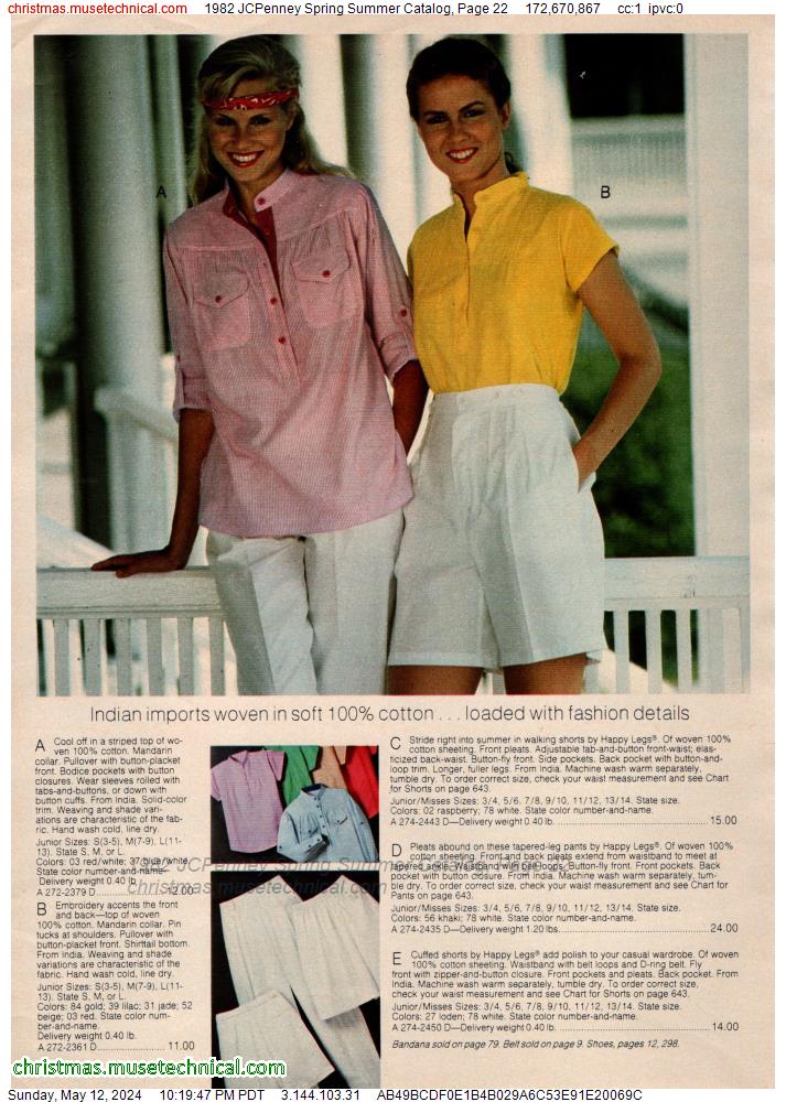 1982 JCPenney Spring Summer Catalog, Page 22