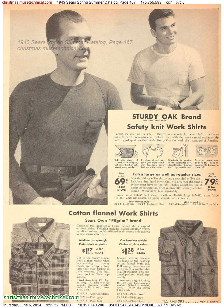 1943 Sears Spring Summer Catalog, Page 467