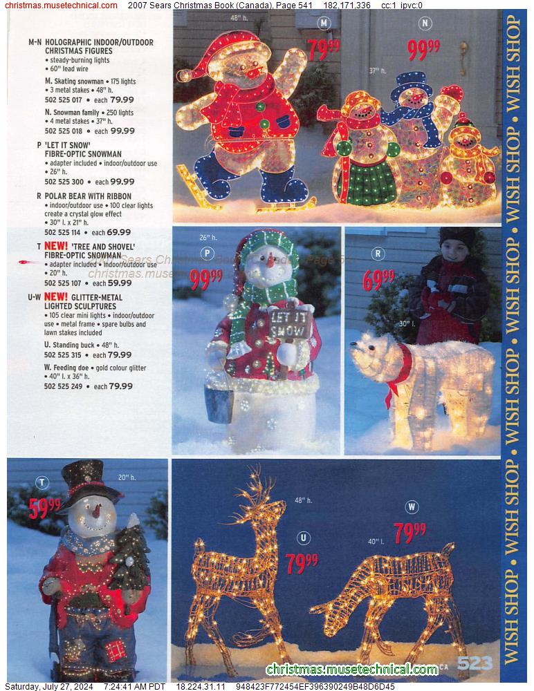 2007 Sears Christmas Book (Canada), Page 541