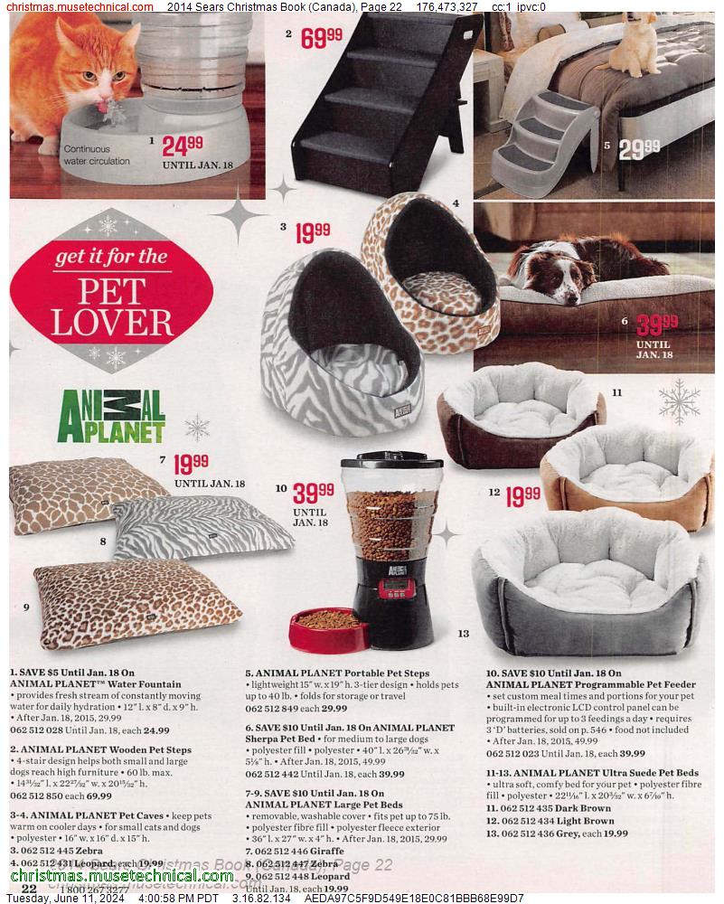 2014 Sears Christmas Book (Canada), Page 22