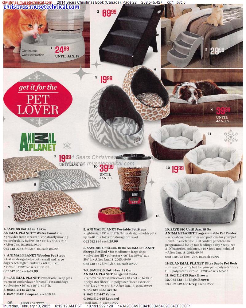 2014 Sears Christmas Book (Canada), Page 22