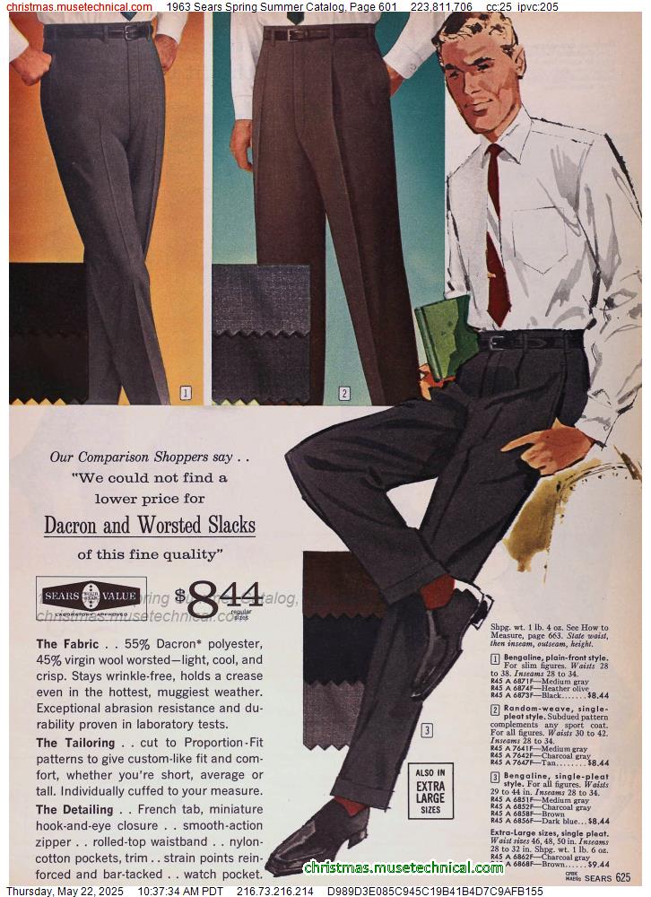 1963 Sears Spring Summer Catalog, Page 601