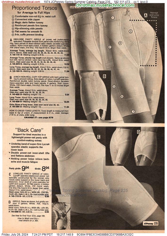 1974 JCPenney Spring Summer Catalog, Page 235