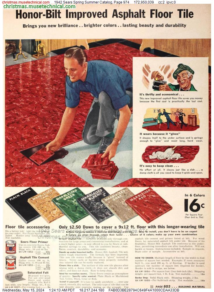 1942 Sears Spring Summer Catalog, Page 974