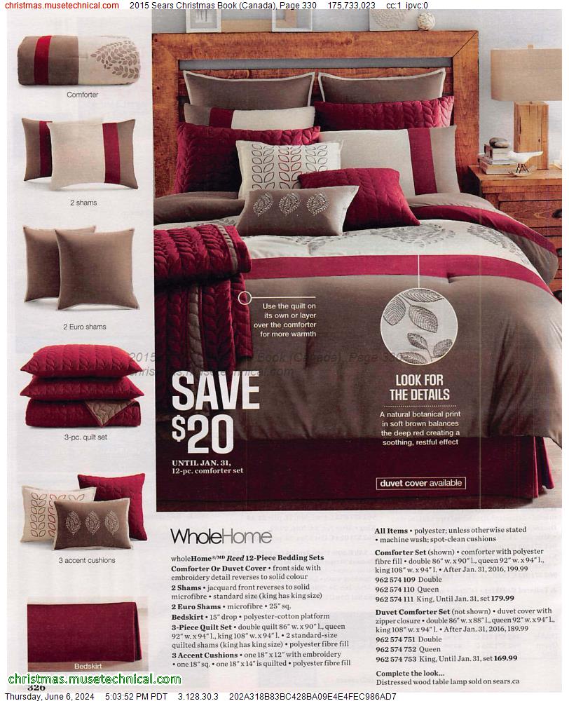 2015 Sears Christmas Book (Canada), Page 330