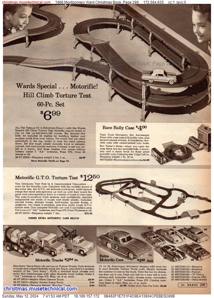 1966 Montgomery Ward Christmas Book, Page 299