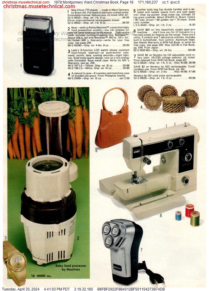 1978 Montgomery Ward Christmas Book, Page 16