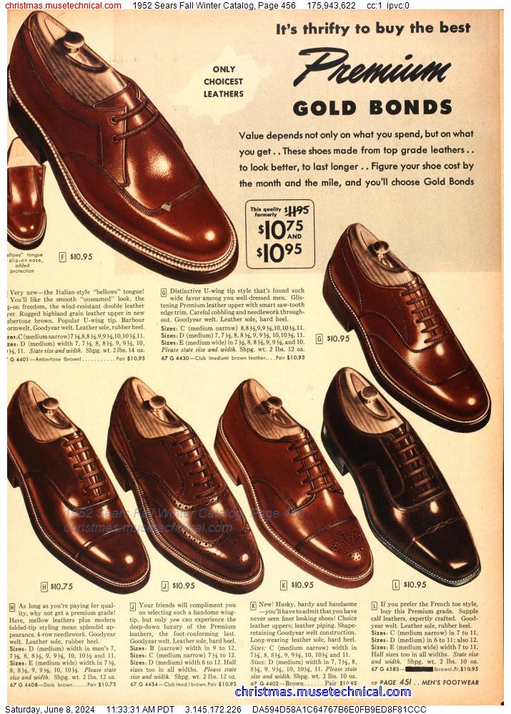 1952 Sears Fall Winter Catalog, Page 456