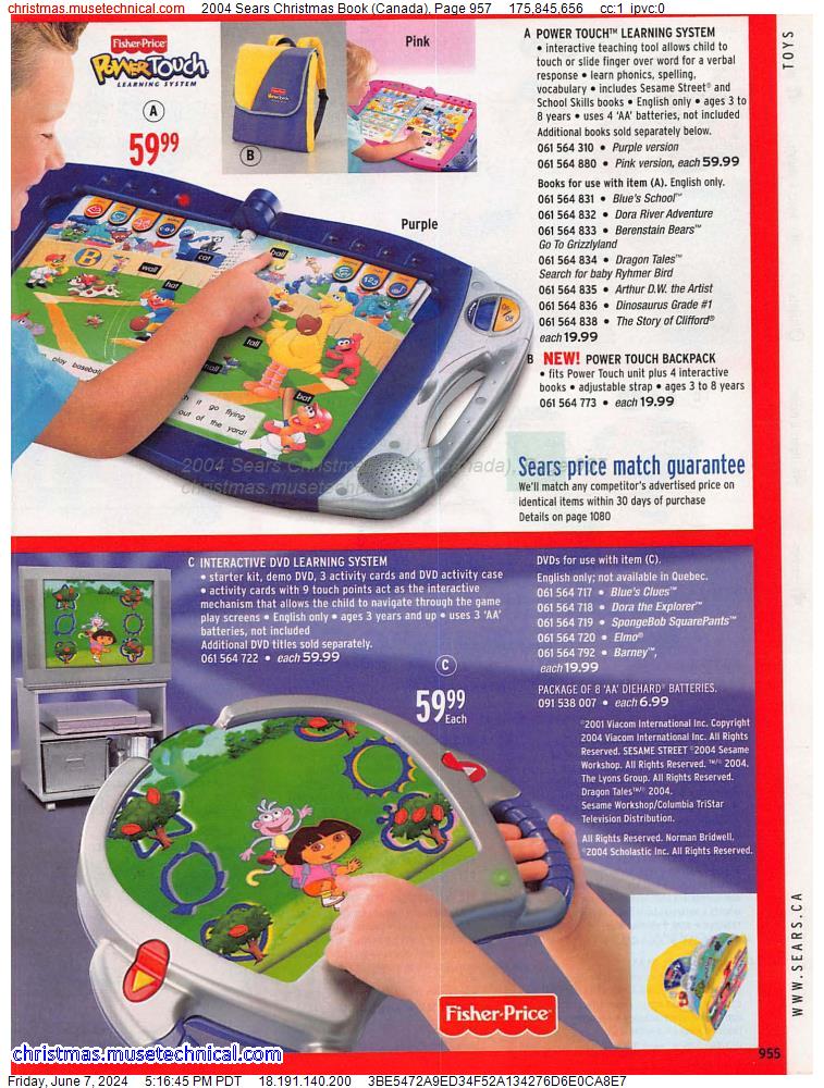 2004 Sears Christmas Book (Canada), Page 957
