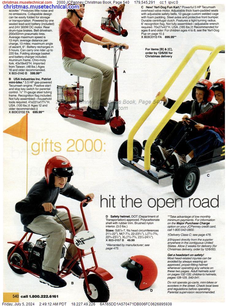 2000 JCPenney Christmas Book, Page 540