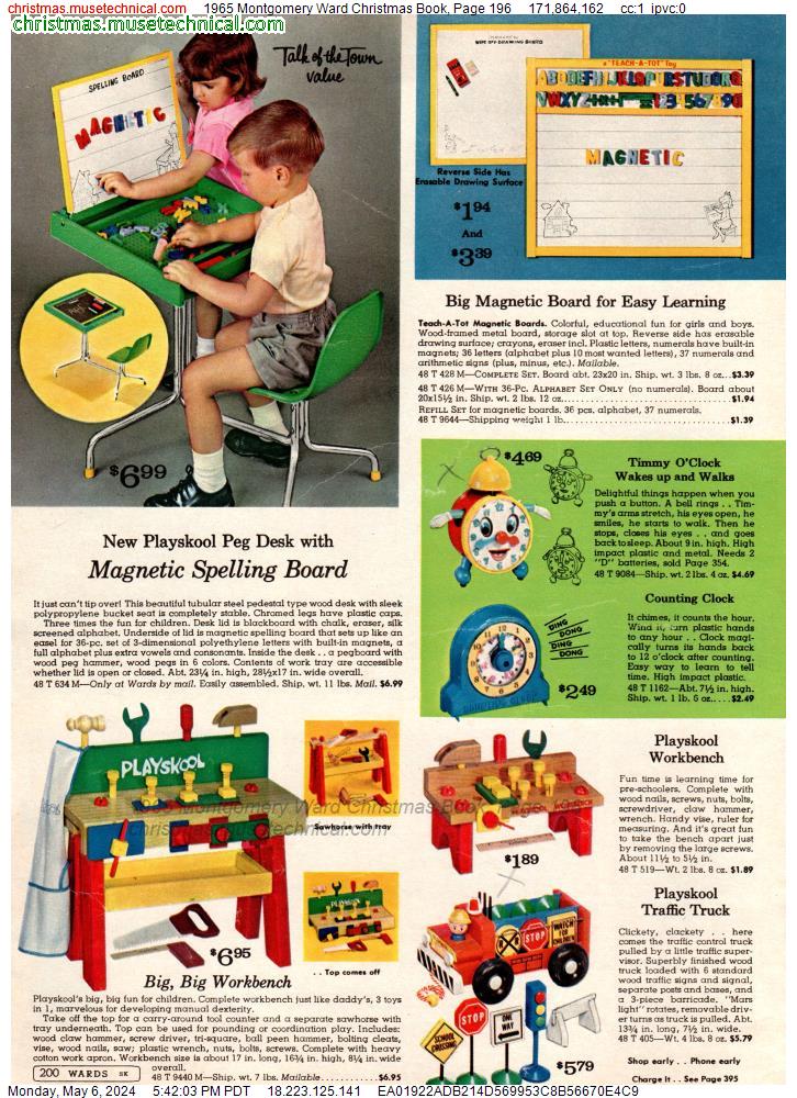 1965 Montgomery Ward Christmas Book, Page 196