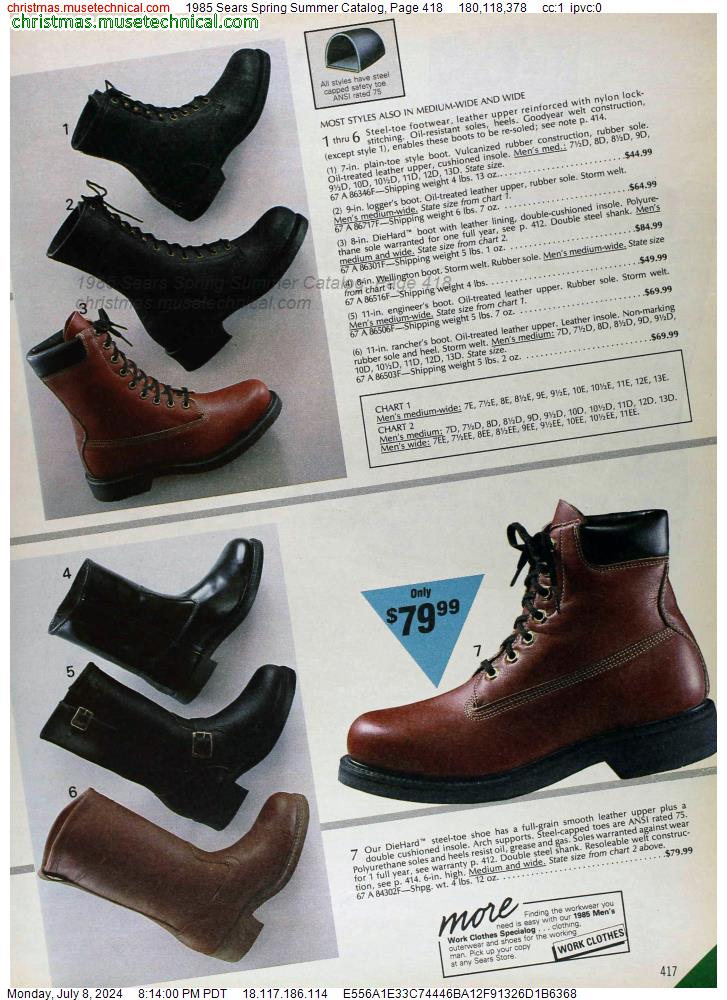 1985 Sears Spring Summer Catalog, Page 418