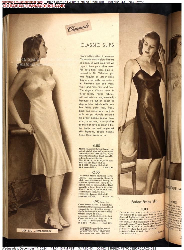 1946 Sears Fall Winter Catalog, Page 180