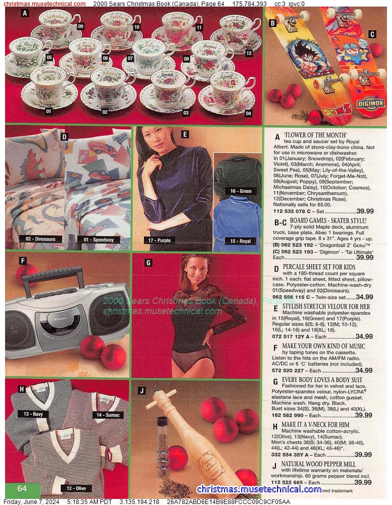 2000 Sears Christmas Book (Canada), Page 64