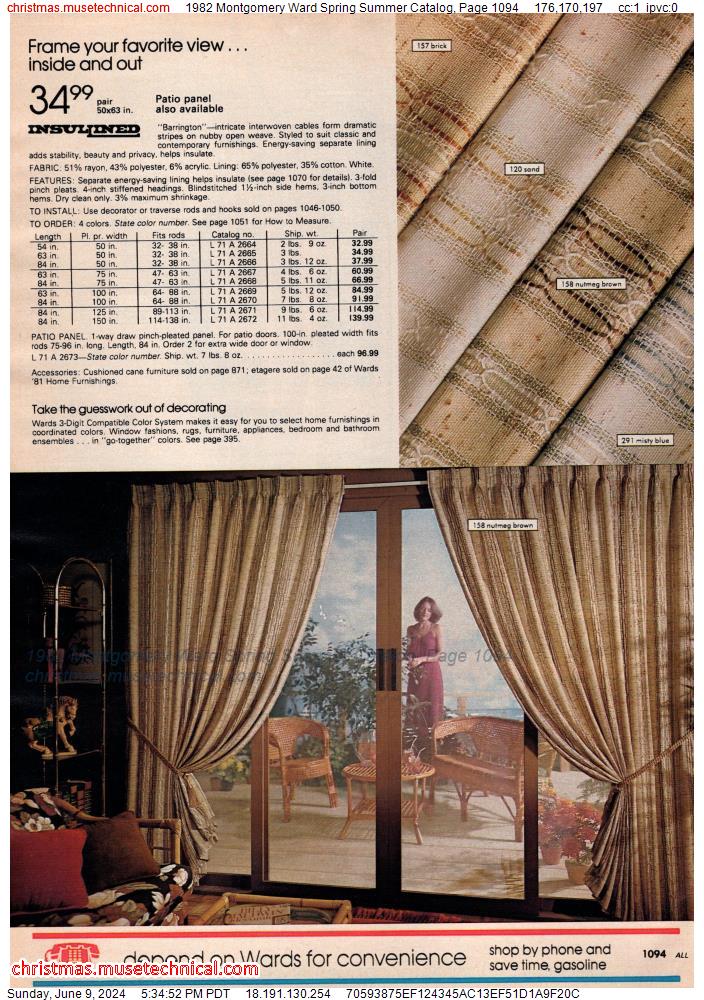 1982 Montgomery Ward Spring Summer Catalog, Page 1094