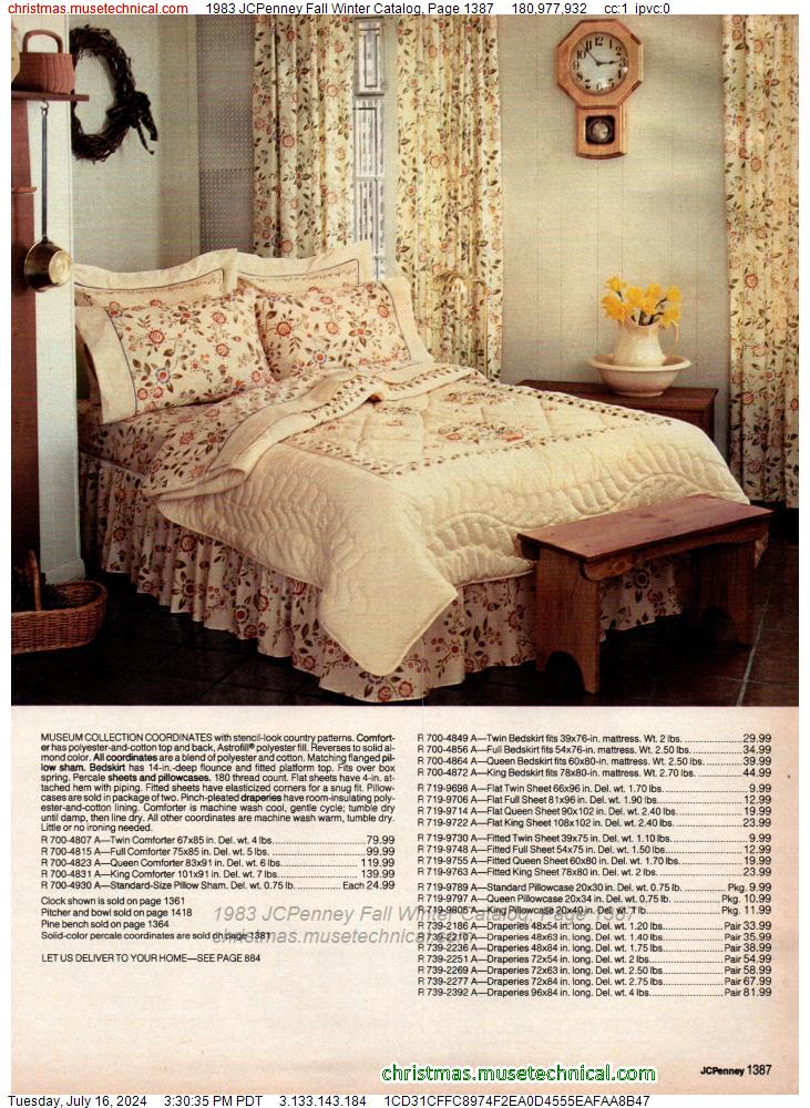 1983 JCPenney Fall Winter Catalog, Page 1387
