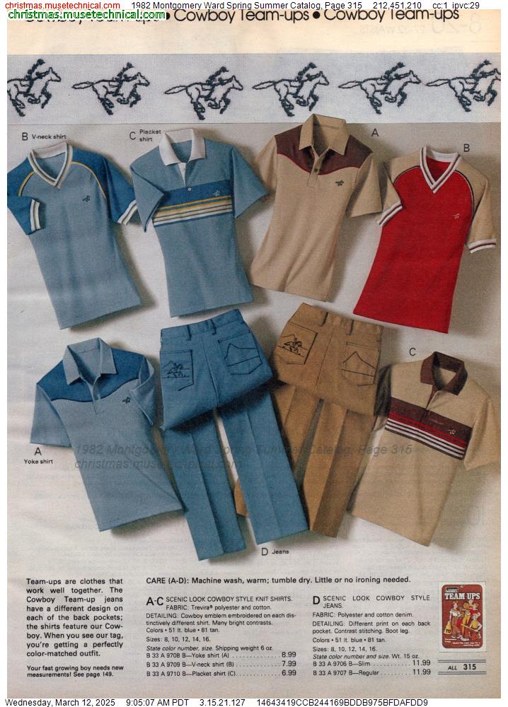 1982 Montgomery Ward Spring Summer Catalog, Page 315