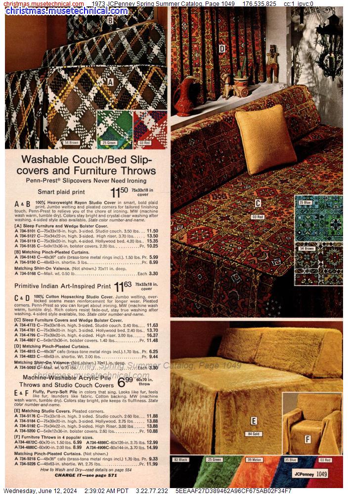 1973 JCPenney Spring Summer Catalog, Page 1049