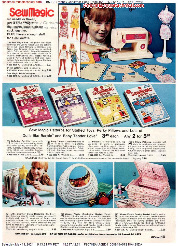 1973 JCPenney Christmas Book, Page 451