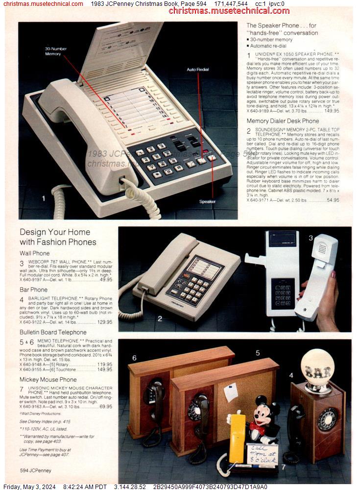 1983 JCPenney Christmas Book, Page 594