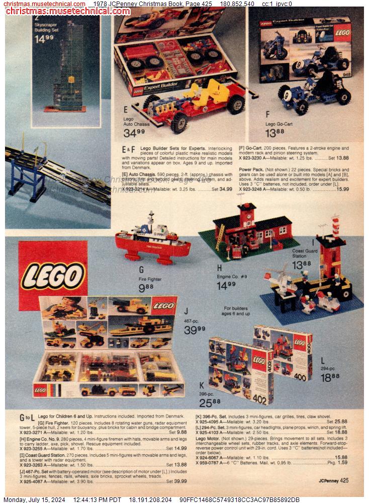 1978 JCPenney Christmas Book, Page 425