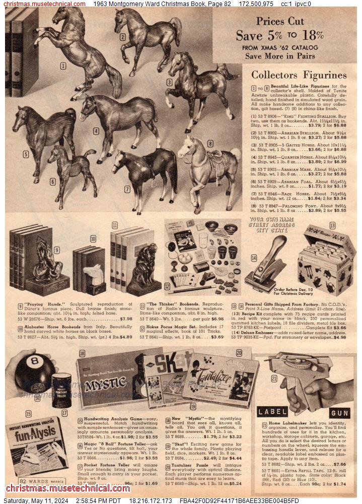 1963 Montgomery Ward Christmas Book, Page 82