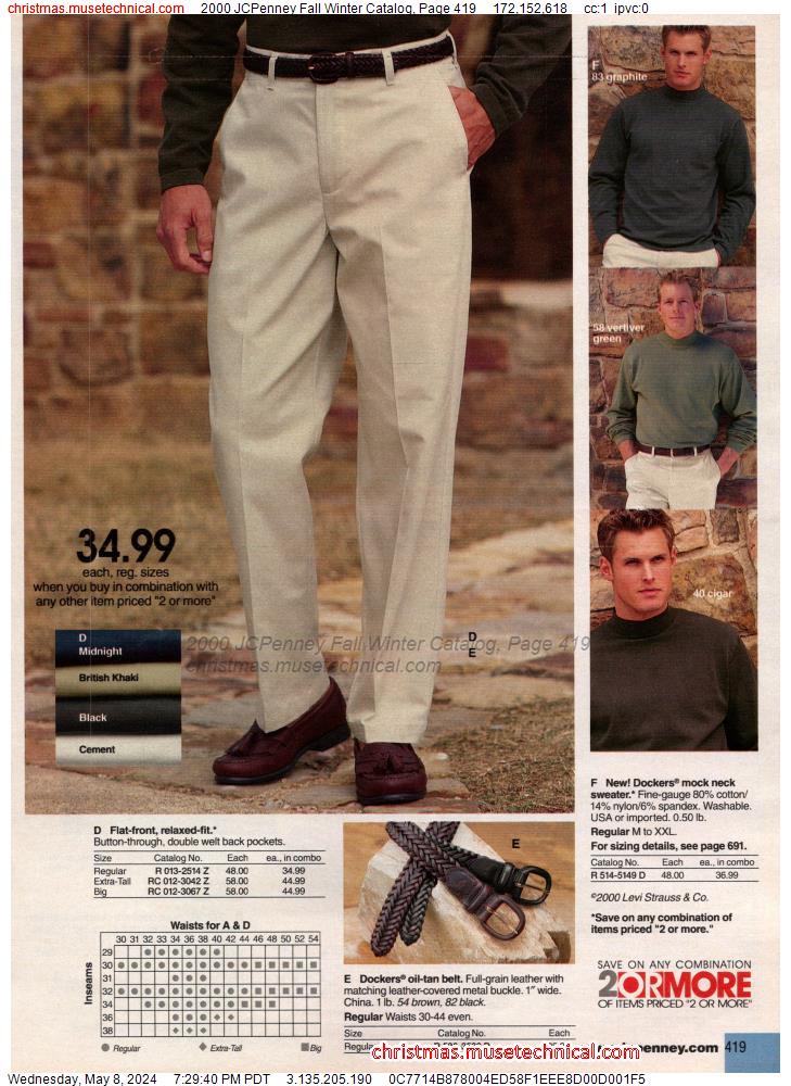 2000 JCPenney Fall Winter Catalog, Page 419