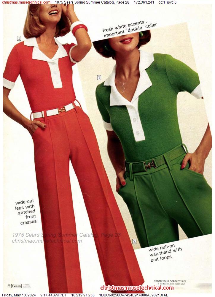 1975 Sears Spring Summer Catalog, Page 28