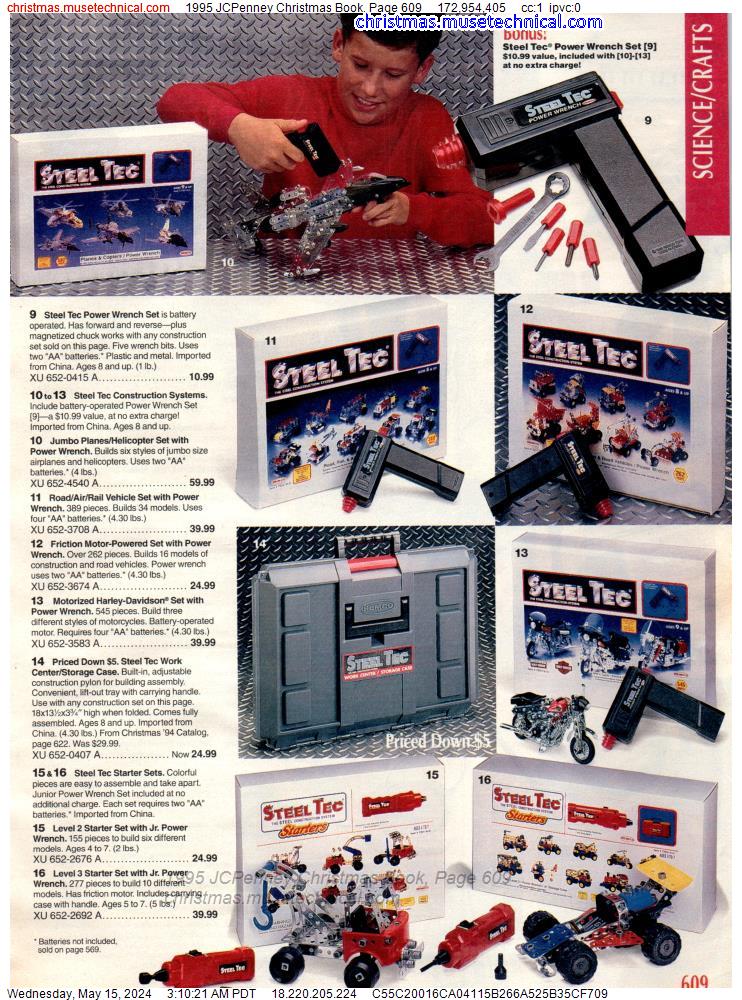 1995 JCPenney Christmas Book, Page 609