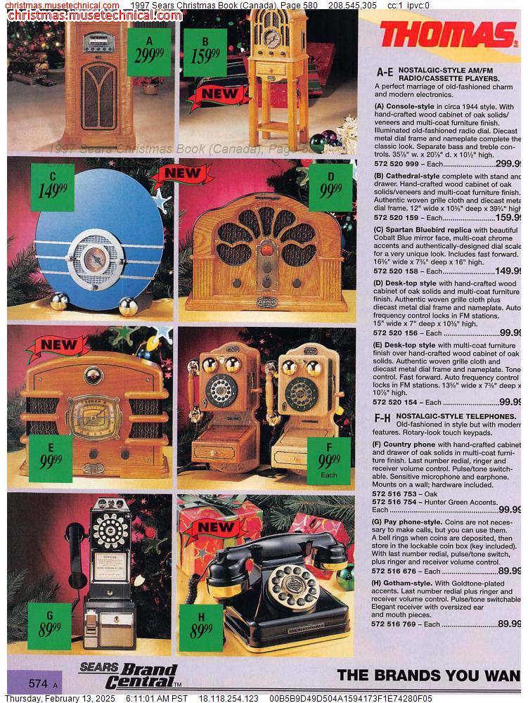 1997 Sears Christmas Book (Canada), Page 580