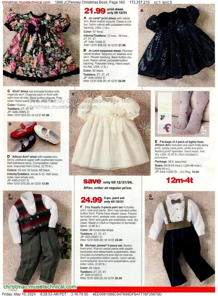 1996 JCPenney Christmas Book, Page 160