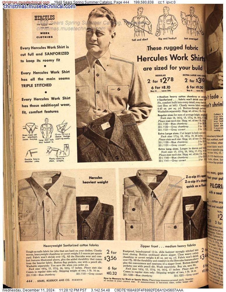 1948 Sears Spring Summer Catalog, Page 444